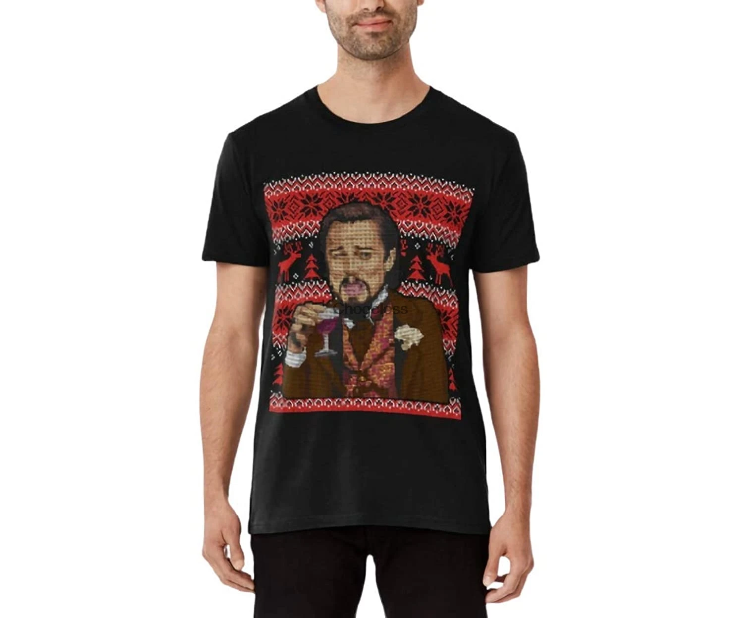 Леонардо ДиКаприо Джанго Смеющийся мем Уродливый Рождественский свитер с