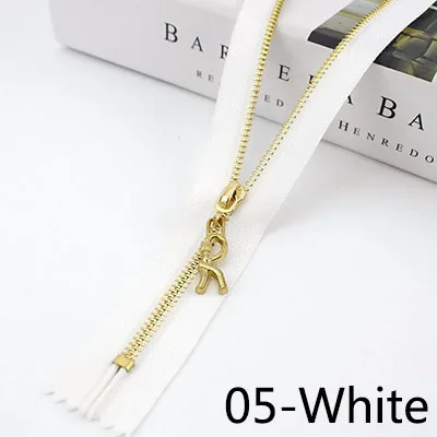 05-White Meetee 10/20 штук 20/30 см 3# металлическая молния с закрытым концом Автоматическая блокировка язычок молнии голова Декор DIY сумка кошелек швейной по индивидуальному заказу аксессуар - Цвет: 05-White