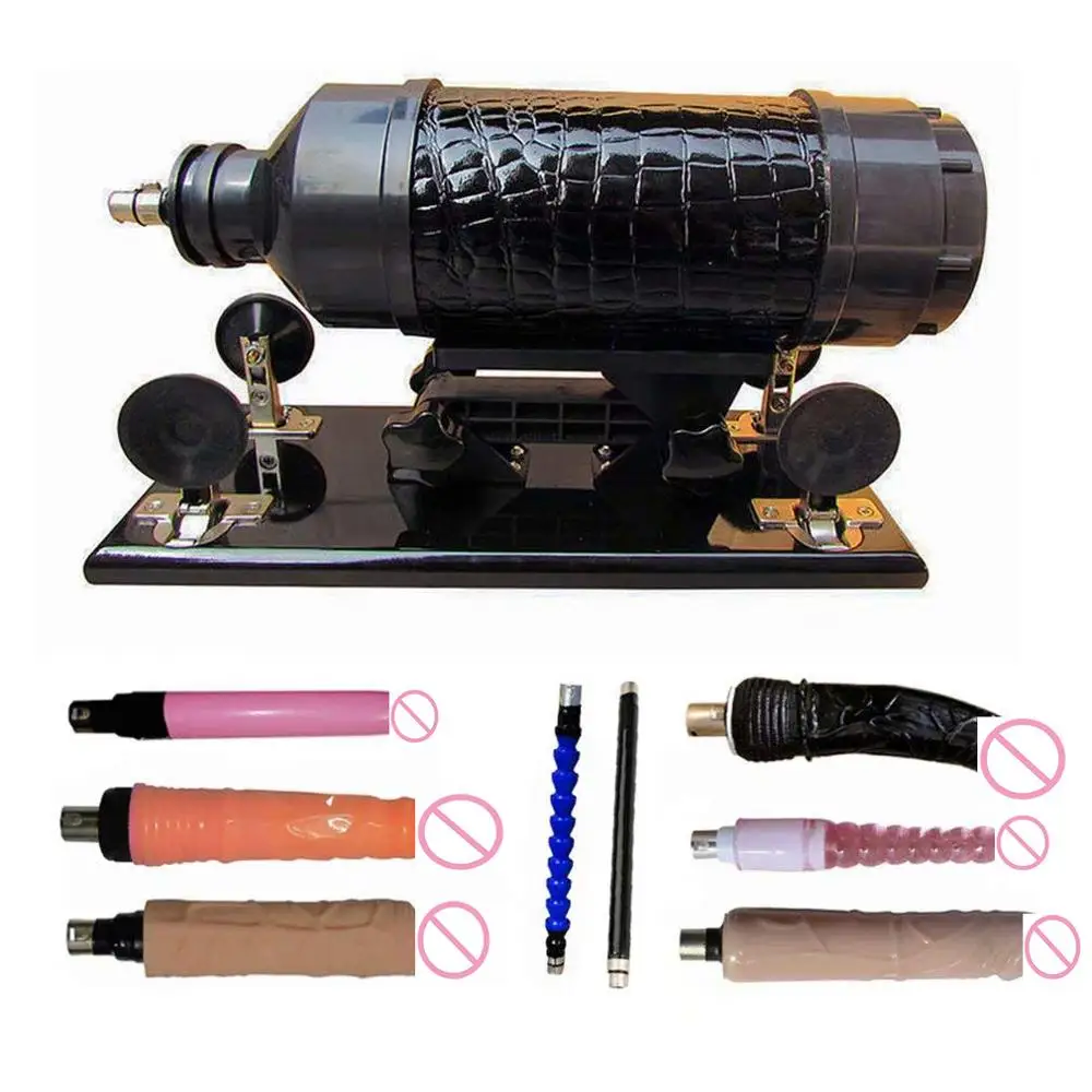 Женский Вибратор автоматическая выдвижная секс машина 8 насадок для мастурбации