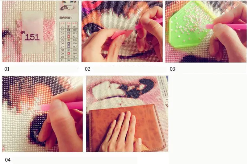 5D DIY Алмазная вышивка животное свадебное платье невесты Картина Вышивка крестом