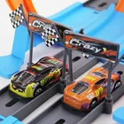 Трюк Скорость двойные обода сплавочных колес модели игрушки для детей гоночный трек 