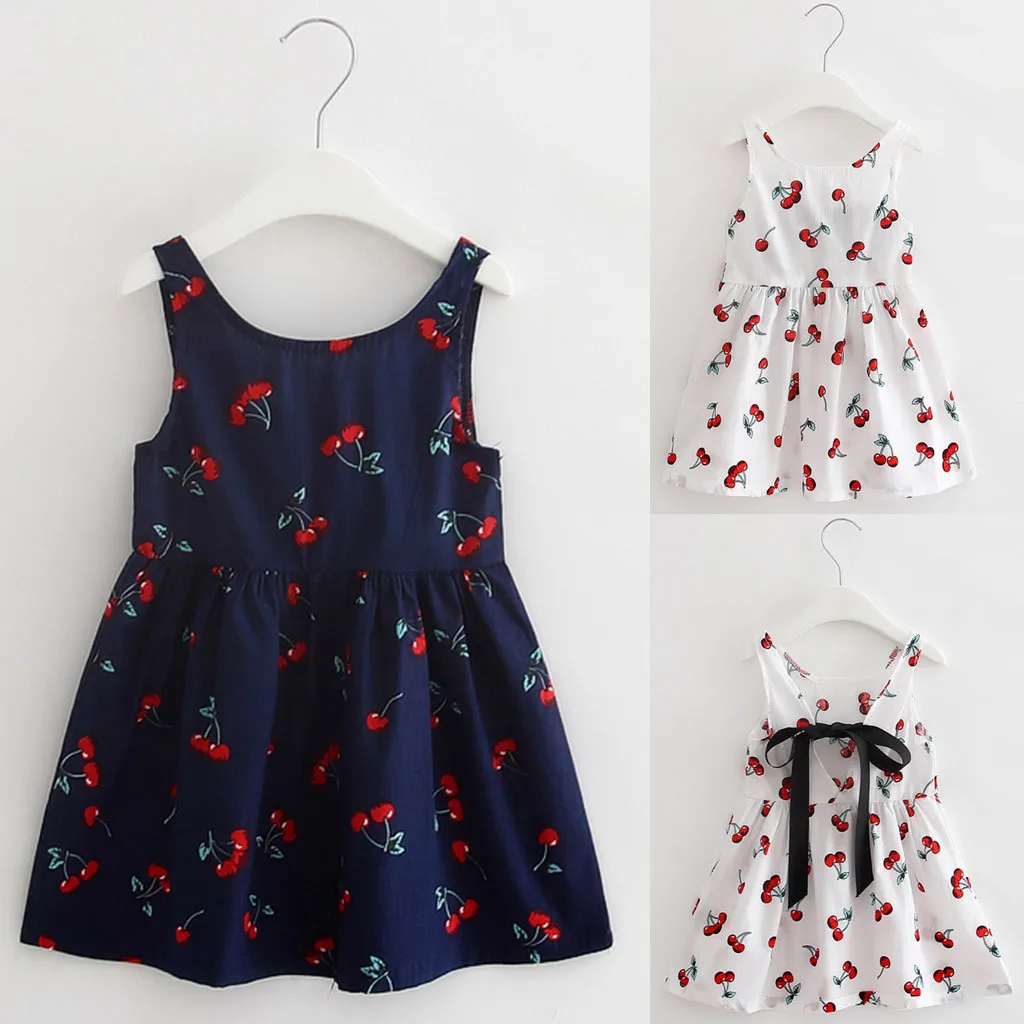 

Vestidos Girls Summer Dress 2020 Red Heart Printing A-line Princess Dress Children Costume for Kids Girl Clothes Baby Dresses #L