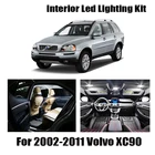 20x Canbus Error Free светодиодный внутренний светильник комплект посылка для 2002-2010 2011 Volvo XC90 автомобильные аксессуары Карта Купол Магистральные лицензии светильник