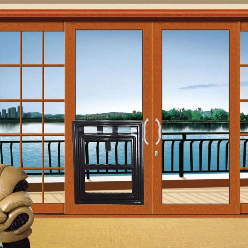 Магнит Запираемая пластиковая собачья/кошачья дверь ПЭТ экран отверстие для