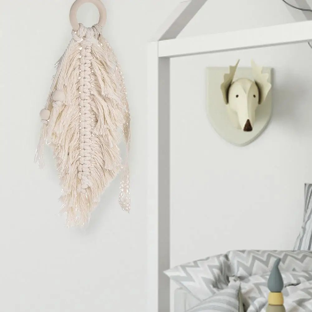 Нордический минималистичный гобелен украшение для дома имитация листьев