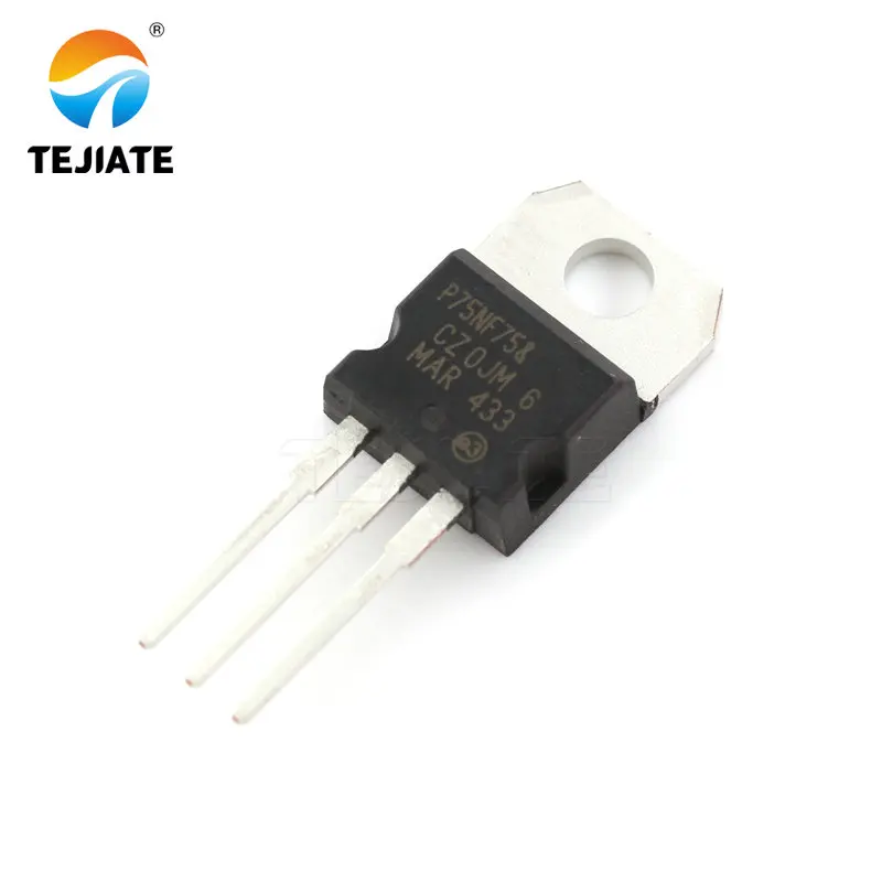 5 шт., новые Транзисторы, фетры для телефона, P75NF75 To220 75NF75