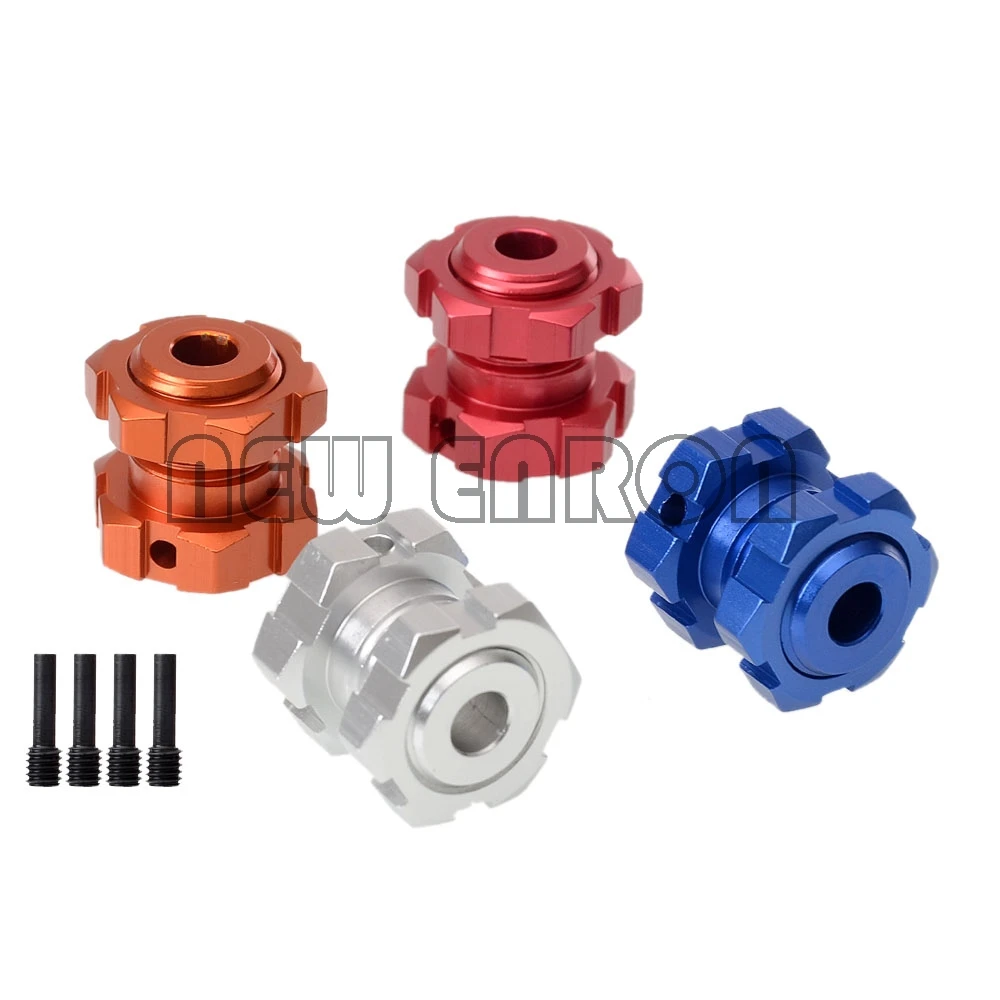 

4P 5353X 17mm Splined Original and Widen Wheel Hubs Nuts Aluminum For RC 1/10 Traxxas Revo T-Maxx E-MAXX Summit Slayer