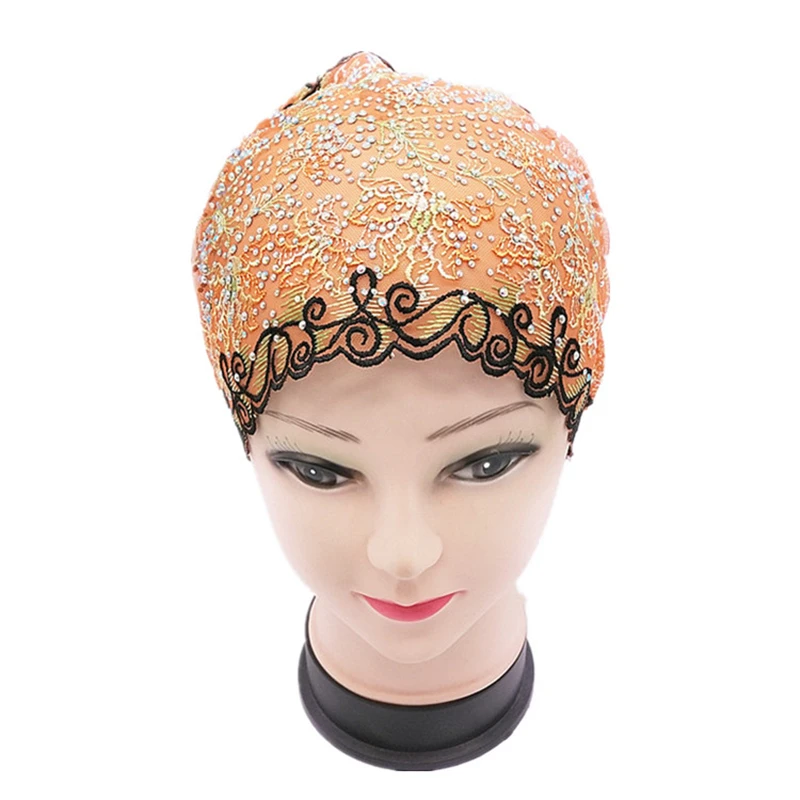 Мусульманская тонкая шляпа Женская сетчатая марлевая Baotu горячая кружевная