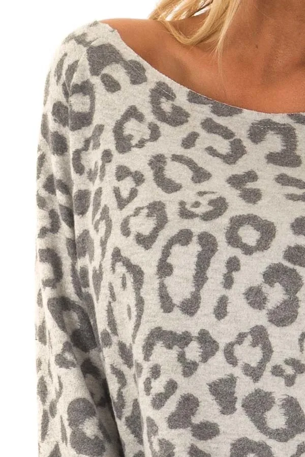 

FNOCE Cross-border Foreign Trade Summer New Style Ladies Fashion Casual Leopard Print One-shoulder Casual Suit