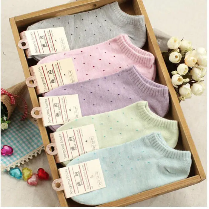 Носки женские короткие яркие 5 пар летние/весенние|Носки| |