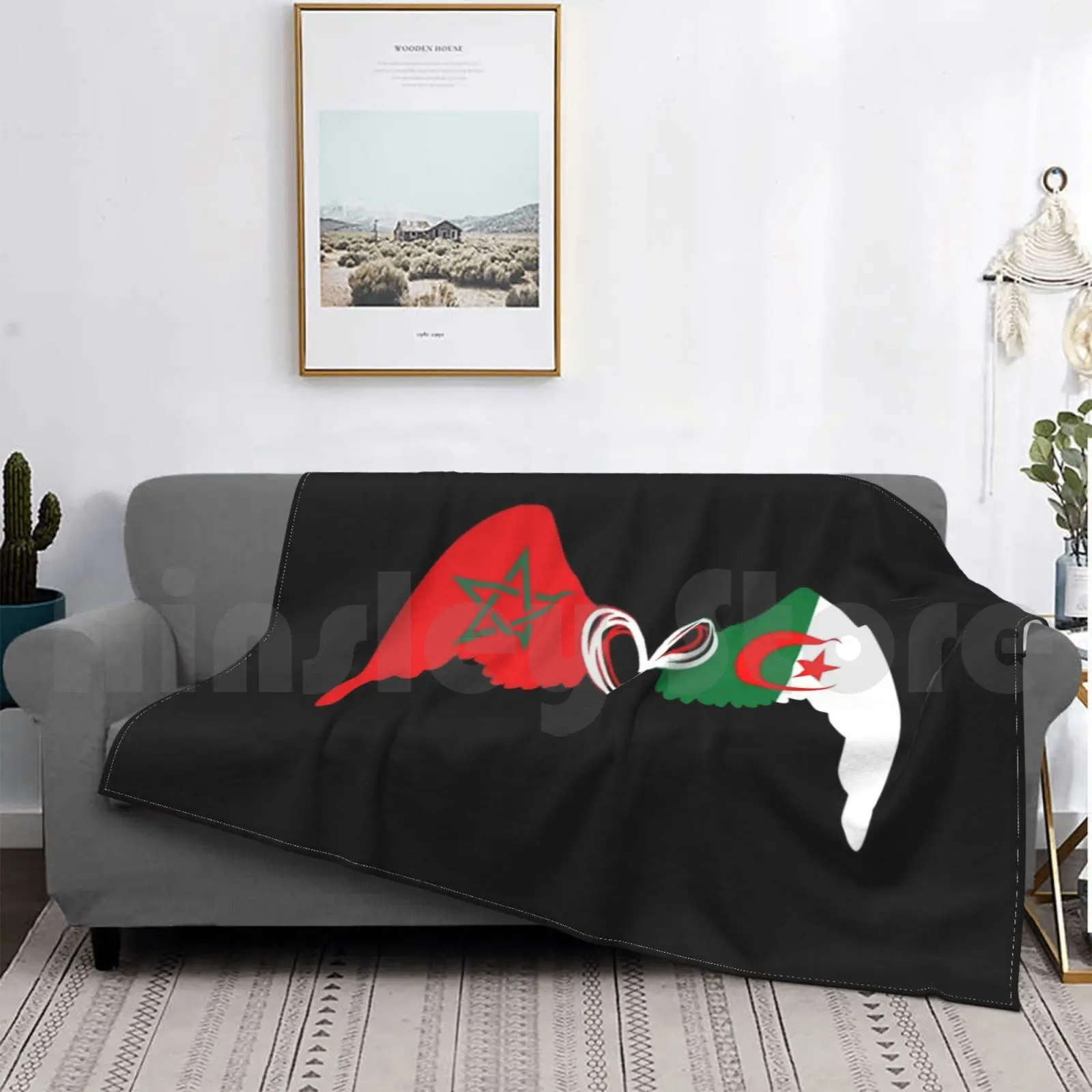 

Morocco Algeria Blanket For Sofa Bed Travel Morocco Algeria Algerian Dz Khawa Maghreb Flag Baby Bebea Algerian