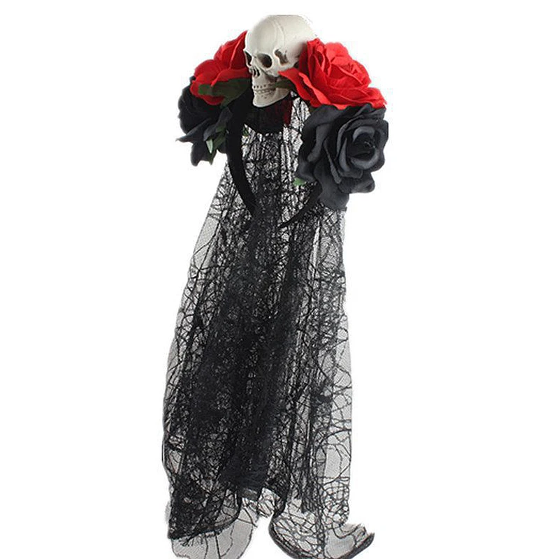 День мертвых оголовье невесты вуаль маскарадный костюм аксессуары для Хэллоуина