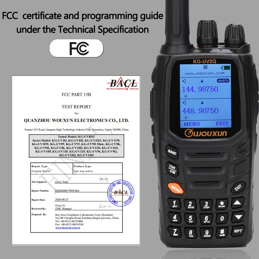 Wouxun KG-UV2Q 7 bands/Air Band 8Watts High Power Cross band Repeater Portable Radio Upgrade KG-UV9D Plus Walkie Talkie | Мобильные
