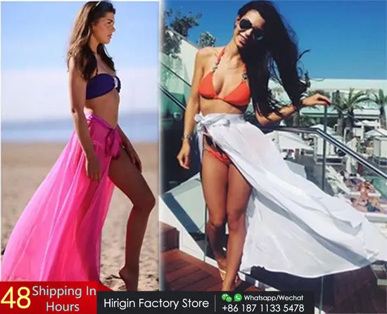 

Сексуальная женская накидка на бикини, купальник, макси-юбка, Пляжное саронг, длинное платье, одежда для плавания, защита от солнечного свет...