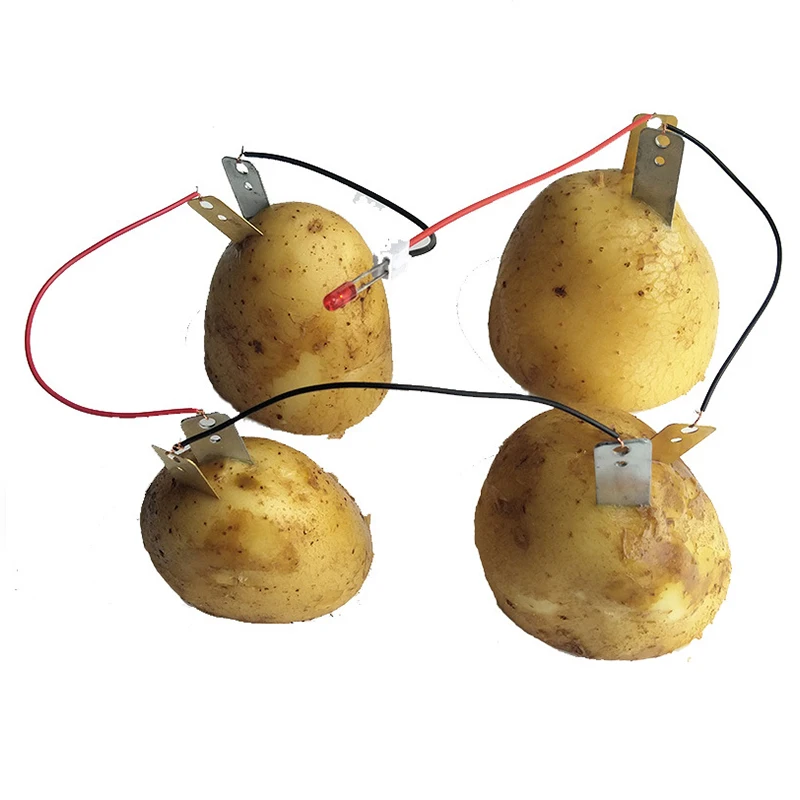 Детская научная игрушка на батарейках с фруктами для картофеля поколение