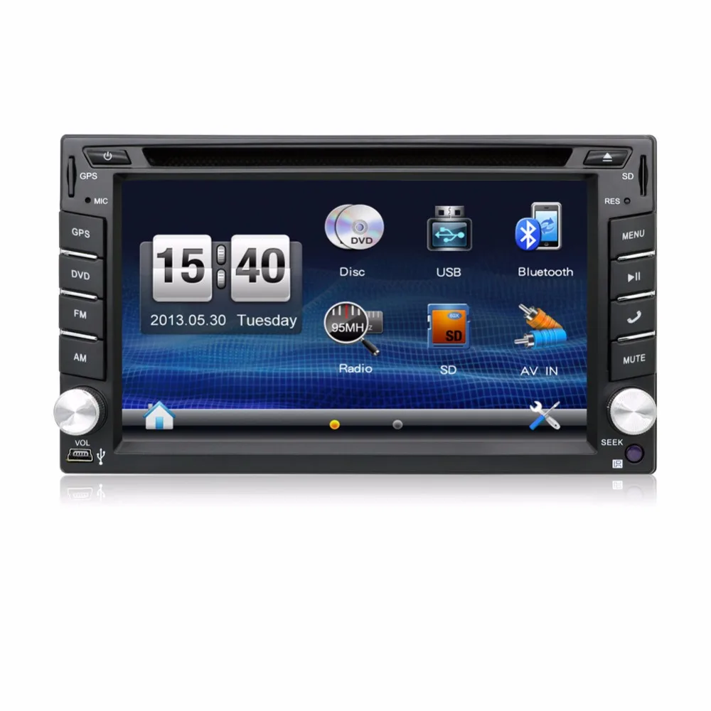 6 2 &quot2 Din Wince для универсального автомобильного радио 3D вращающийся