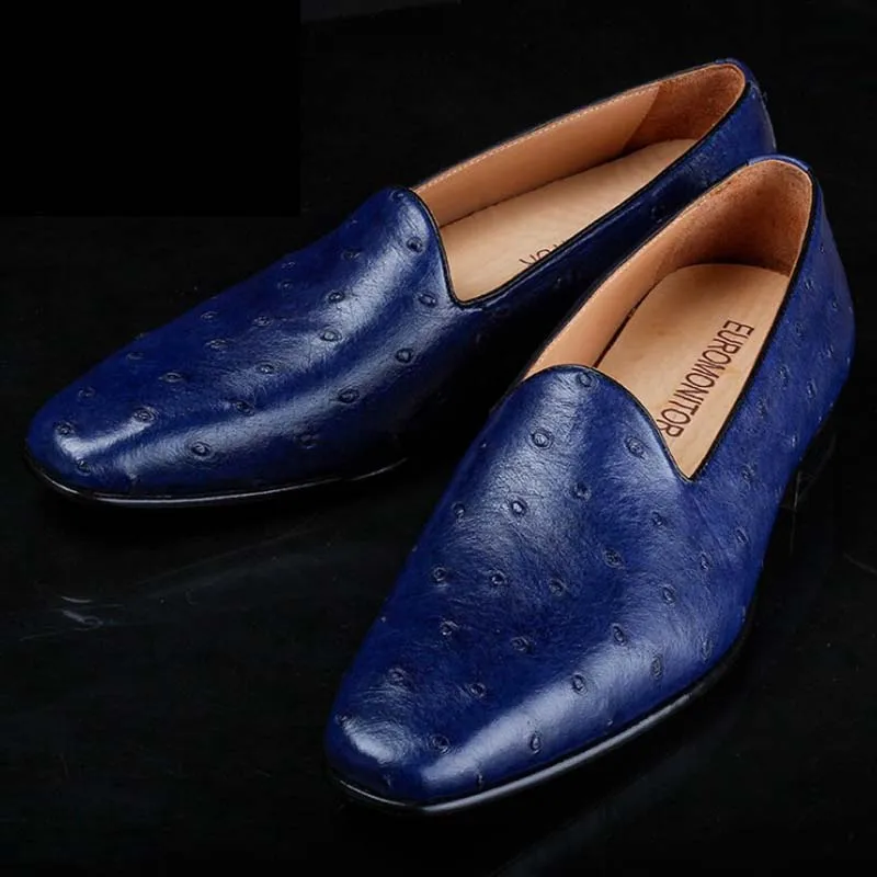 Новинка распродажа мужская обувь ourui из настоящей страусиной кожи деловые