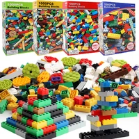 500 1000pcs diy mini size building block compatible brand block creative city construction blocks bulk sets bricks children toys