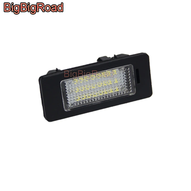 

BigBigRoad For BMW 5 Series E39 1996~2003 E60 E60N E61 2004~2010 LED Car License Plate Light Number Frame Lamp LED Lights