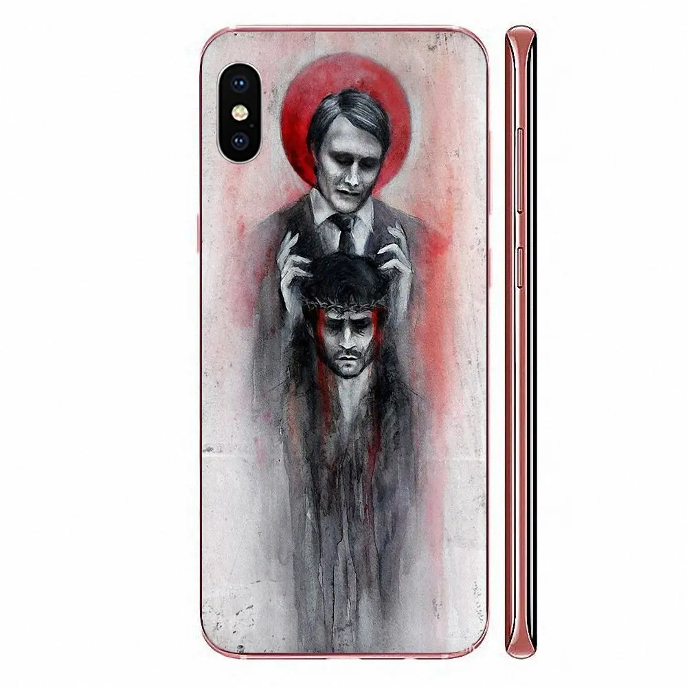 Черный чехол Hannibal для iPhone SE2020 11 Plus Pro X XS Max XR 8 7 6S SE 4S 5 5C | Мобильные телефоны и