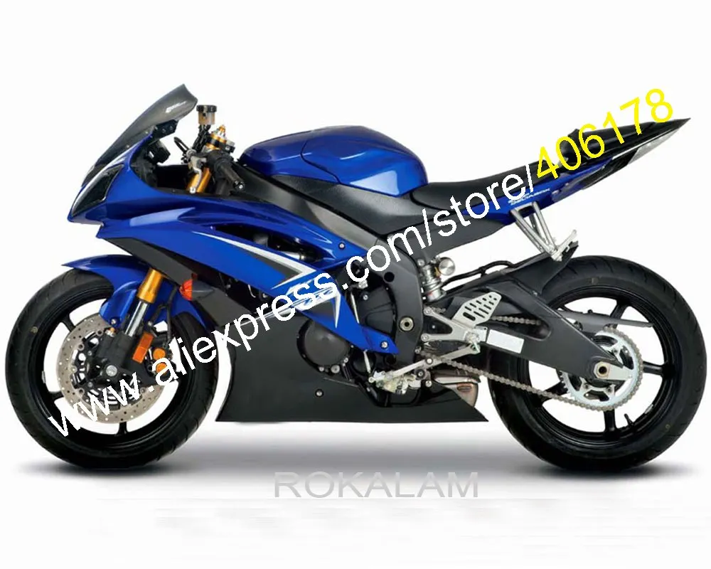 ABS обтекатель для Yamaha YZF600 R6 детали кузова YZF 2008 2009 2010 2011 2013 2014 2015 2016 части (литья под