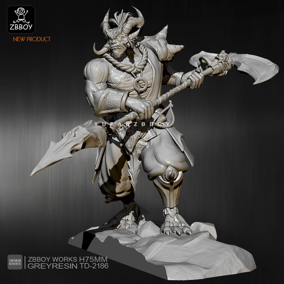 

75mm Resin model kits figure colorless and self-assembled TD-2186