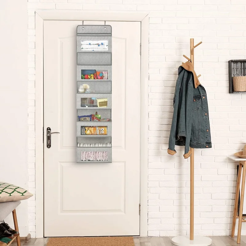 Органайзер Hangerlink на дверь с 5 большими карманами прозрачные окна Настенное