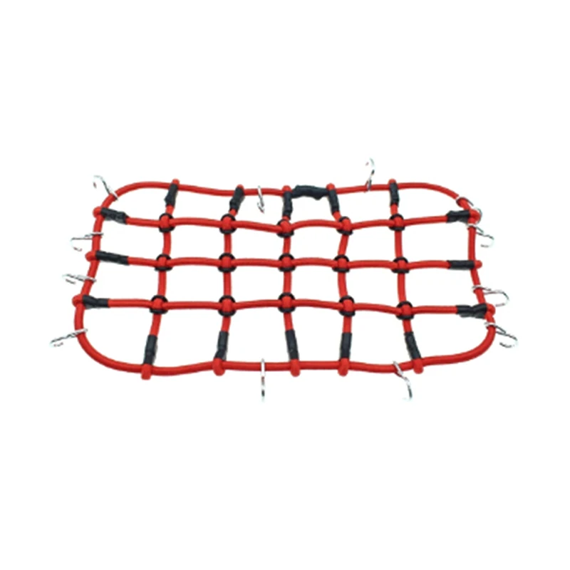 1/10 Масштаб RC Рок Гусеничный аксессуар багаж багажник на крышу Сетка Красный для