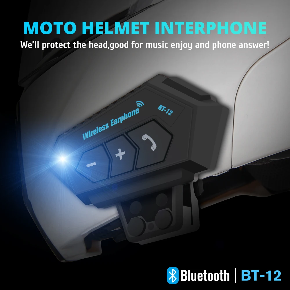 GETNOOG шлем гарнитура мотоциклетная bluetooth Водонепроницаемый Bluetooth Проводная