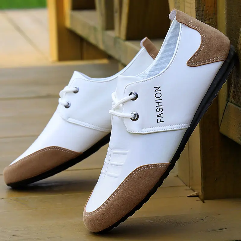 

Genuine Leather Men Casual Shoes Luxury Brand 2020 Mens Loafers Moccasins Breathable Slip on Black Driving Shoes New Fashion new