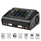 Зарядное устройство HTRC T400 Pro RC для аккумуляторов LiPoLiFeLilonLiHV NiCdNiMhPb, два аккумулятора постоянного тока 400 Вт переменного тока 200 Вт 12AX2 Lipo Dis, ЖК-дисплей