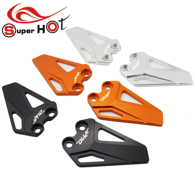 

For KTM Duke 390 250 790 2017 2018 2019 2020 Motosycle Foot Peg Footrest Rear set Heel Plates Guard Protector for duke390 250790