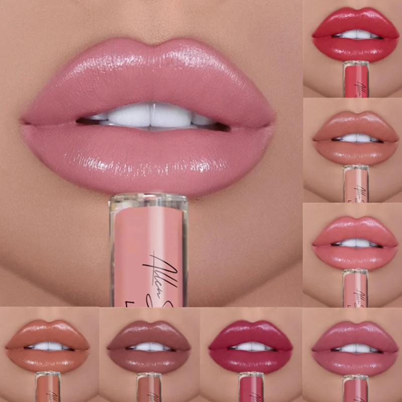 

Sexy female lipstick, 12 colors, waterproof, durable, shiny, bright and rich, makeup, cosmetics