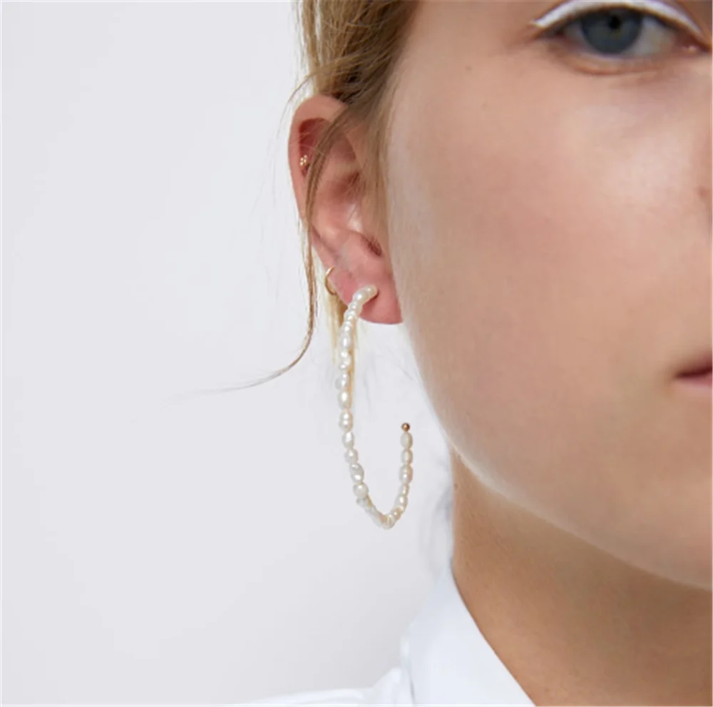 Серьги подвески ZA в форме сердца женские ювелирные украшения для ушей стиле бохо