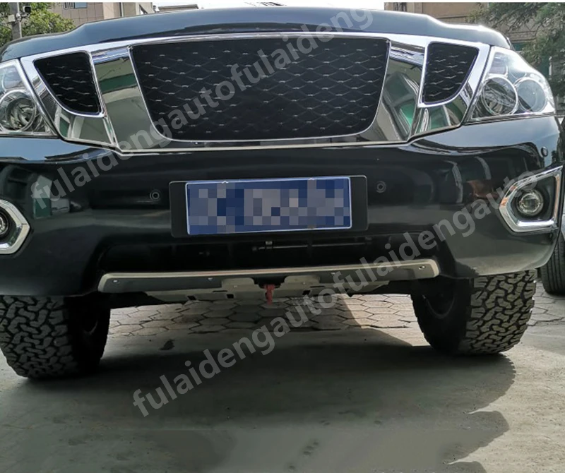 Протектор переднего и заднего бампера из нержавеющей стали для Nissan Armada Patrol Y62