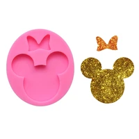 silicone molds for epoxy resin chocolate biscuit fondant mold diy keychains pendants tools baking accessories
