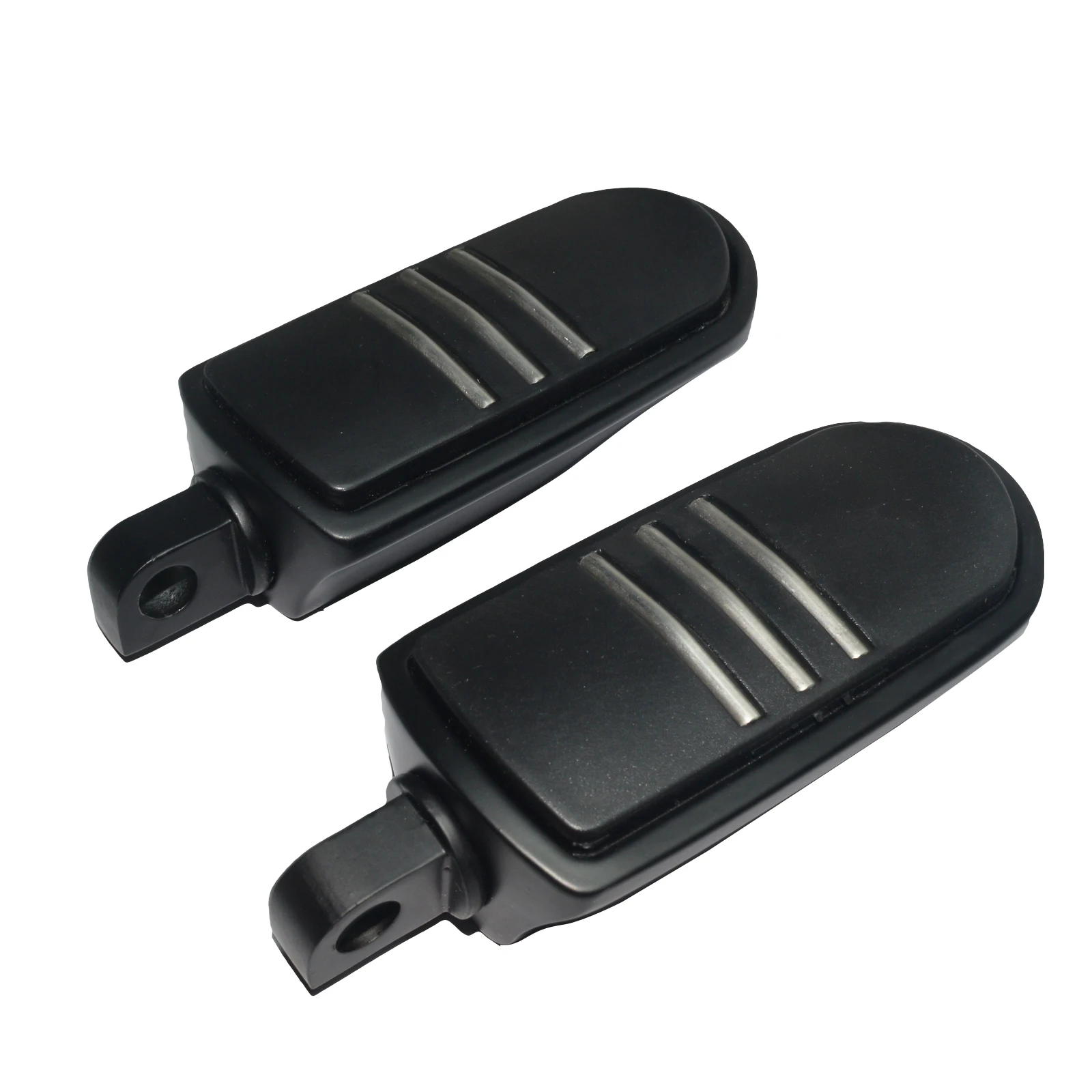 Male Mount Motorcycle Rubber Footrest Footpegs Floorboard For Harley Iron XL 883 1200 Street 750 500 Touring Custom Dyna Softail