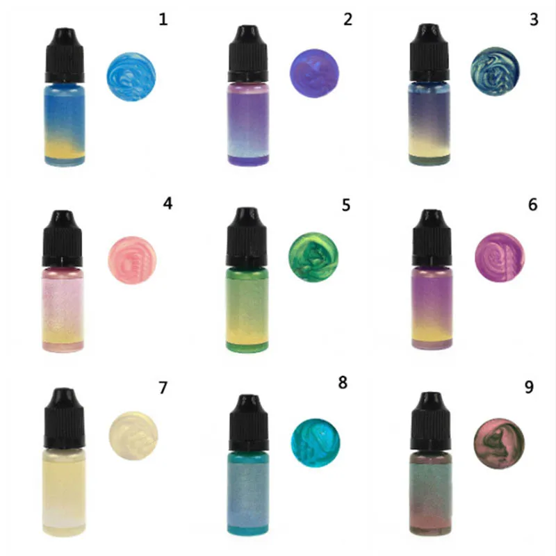 УФ-смола клей Пигмент Цвет жидкий окрашивающий краситель прочный для DIY