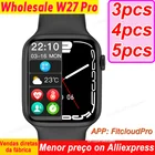 Смарт-часы W27 Pro с беспроводным зарядным устройством, IP68