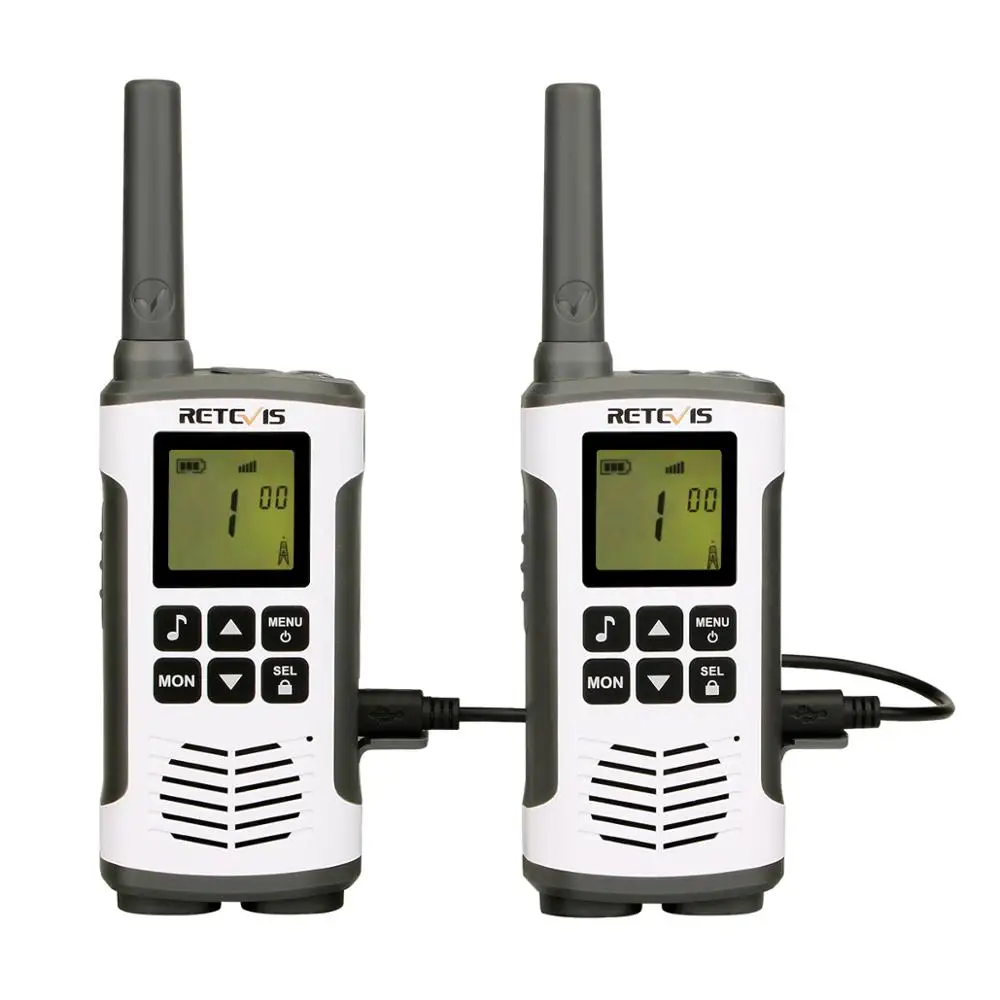 2 шт. Retevis RT45 PMR446 портативная двухсторонняя рация 0,5 Вт PMR 446 МГц FRS VOX аккумуляторная батарея для Motorola TLKR T50