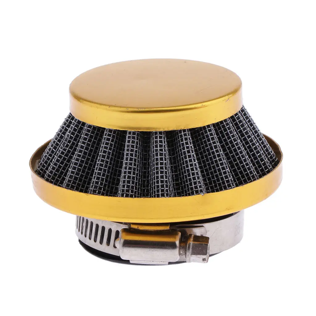 

MagiDeal 35MM Carburetor Intake Air Filter For 49CC 2 Stroke Yellow