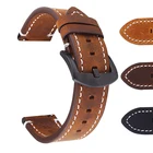 Ремешок из натуральной кожи для Amazfit GTR2, браслет для смарт-часов 22 мм для Huami Amazfit GTR 47 мм Pace Stratos 2 2S 3