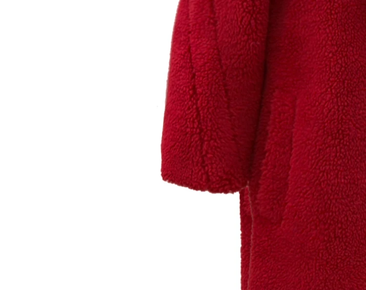 new women fashion faxu fur coat long coat oversized design warm protected