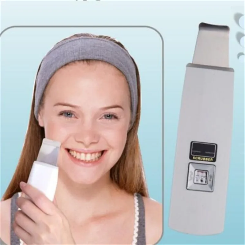 Koop Elektrische Ultrasone Ionische Huid Scrubber Porie Reiniging Apparaat Lcd Gezicht Peel Beauty Tool Gezichtsverzorging Massage Whitening Anti-Aging