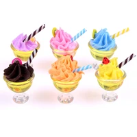 112 drink ice cream cups set model pretend play mini food doll accessories fit play house toy cute dollhouse miniature