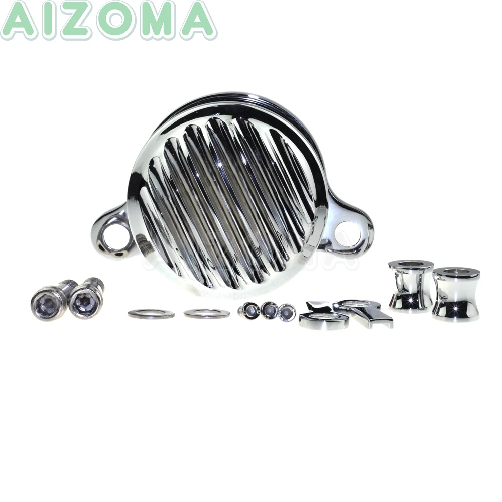 Chrome Motorbike High-Flow Washable Air Filter Intake Cleaner Kit For Harley Sportster XL1200 883R 883N 883C Nightster Low 14-18 |