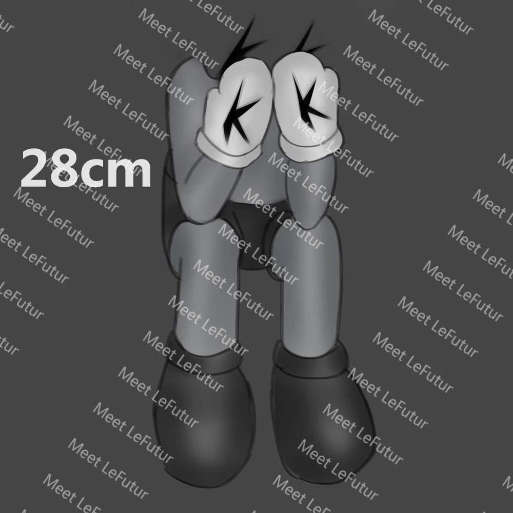 

For Kaw 28cm Harbour City Prototype Bearbricklys Figures PVC Dolls Collectible Models Toys For Kaw 28cm Harbour City Prototype