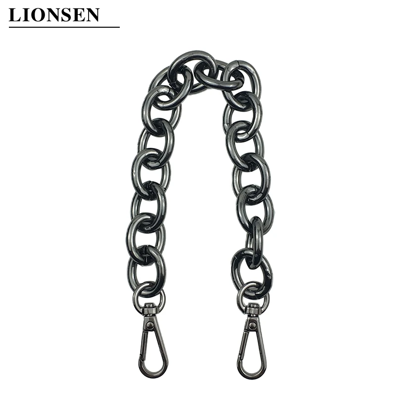 Lionsen 30 см сменная металлическая цепочка для ручных сумок сумка античный бронзовый серебристый DIY аксессуары для сумок ремень фурнитура