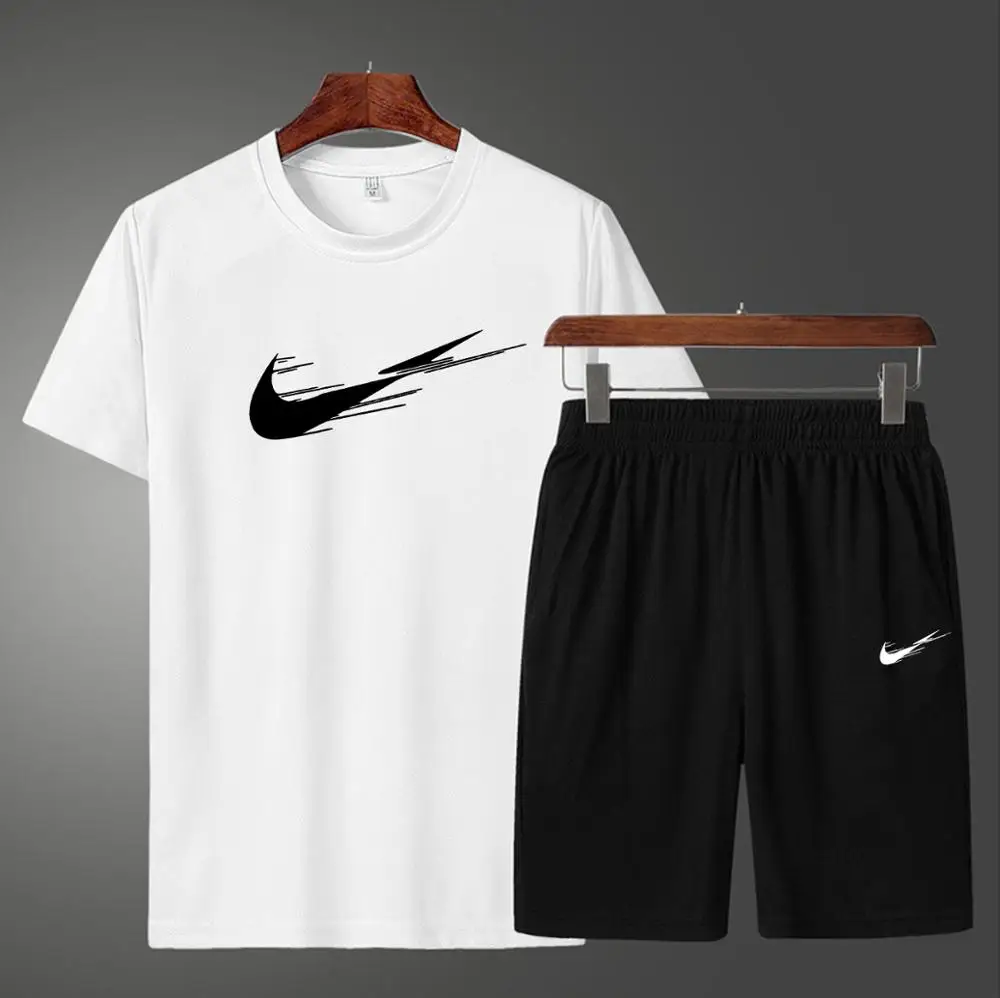 Быстросохнущий мужской набор для бега 2020 фирменные спортивные костюмы