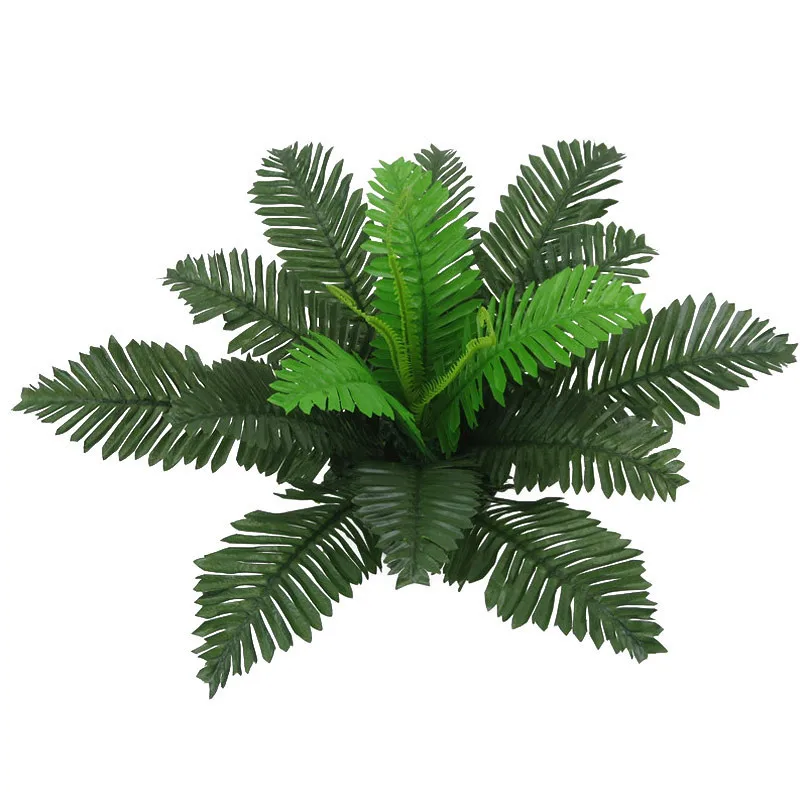 Искусственные зеленые листья имитация растений Свадебная вечеринка стол